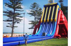 China Big Long Inflatable Slip And Slide For Adults In Playing Center supplier