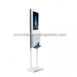 Foam Soap Dispenser 21.5 FHL Standing LCD Advertising Display for sale