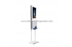 China Foam Soap Dispenser 21.5 FHL Standing LCD Advertising Display supplier