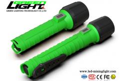 China OLED Screen 1300lum Waterproof Led Flashlight Impact Resistant 6400mA supplier
