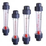 LZS Preservative Pipeline Type PVC Plastic Float Liquid Air Rotameter for sale