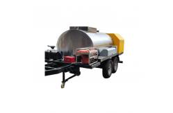 China 2 Axle Trailer Asphalt Distributor With Hand Spray 1500L 2000L Tank Capacity supplier