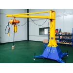 Column Mobile Electric Jib Crane 500kg Motorized Rotation 2-4m Span for sale
