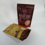 120 Microns Stand Up Matte Protein Powder Mylar Zip Pouches for sale
