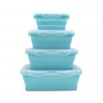350ml 500ml 800ml 1200ml Reusable Silicone Picnic Box