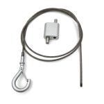 Looping Cable Gripper With A Snap Hook Hanging Wire Systems For Ventilation Duct Wire Rope Size 3.0*4500MM for sale