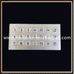 IP65 ATM Vandal Proof Matrix 3x7 Metal Numeric Keypad for sale