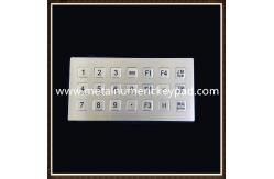 China IP65 ATM Vandal Proof Matrix 3x7 Metal Numeric Keypad supplier
