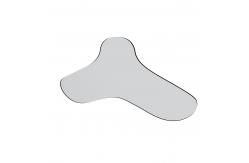 China Soft Adhesive Glued Mounted Oxygen Mask Gel Pad Repostionable Without Residue supplier