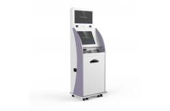 China Free Standing Touch Screen Hospital Self Lab Printing Payment Kiosk 19 Inch supplier
