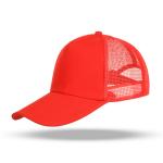 60cm Baseball Breathable Mesh Caps Embroidery SGS Red Color Cotton Canvas for sale