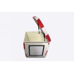 Large Volumr Motorcycle Delivery Food Box with LED Light for Scooter or Motorcycle with Locks and Keys