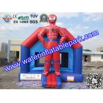 Outdoor Spiderman Inflatable Bouncy Castle Jumper , PVC Jumping Castle For Kids for sale