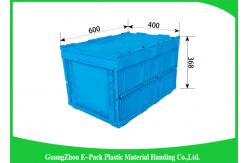 China Solid Collapsible Storage Crate Moving Storage , Foldable Plastic Box Eco-Friendly supplier