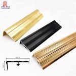 Stair Part Aluminium Stair Nosing For Laminate Flooring Polished / Mill Finish for sale