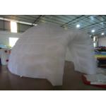 White Round Inflatable Air Tent , Party  Blow Up Tents Large Dia5.48 X 3.66m for sale