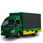 Mobile Digital LED Billboard Truck P4 P5 P6 4x2 Traction System Outdoor for sale