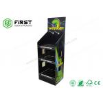 Customized Printing Advertising Cardboard Display Stand , Foldable POP Cardboard Display Shelf