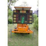 Trailer Mounted Programmable Led Moving Message Sign For Advertising for sale