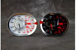 China Wide Screen Oval Shape Oven Temperature Gauge , Digital Baking Thermometer Simple Operation supplier