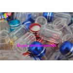 SGS Paper Box Packaging Clear Plastic Sex Pill Bottle , Custom Service Provided