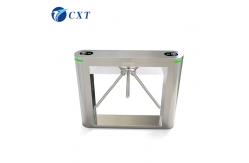 China High Performance 304 Tripod Barrier Gate Drop Arm Turnstile With Light Strip supplier