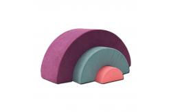 China Rainbow Foam Play Couch Foam Climbing Blocks Soft Play Equipment Playset supplier