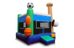 China Inflatable Bouncer / Inflatable Sport Bouncer 0.55mm PVC tarpaulin bouncer 4x4m supplier