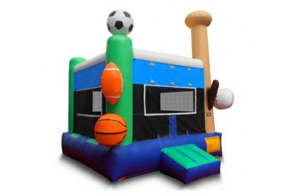 Inflatable Bouncer / Inflatable Sport Bouncer 0.55mm PVC tarpaulin bouncer 4x4m