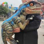 Waterproof Dinosaur Playground Equipment Animatronic Dinosaur Puppet For Dino Park