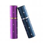 Plum Dot Drill Anodized Little Perfume Bottles 10ml for sale
