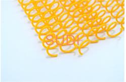 China A4 Size 19mm Black Metal Spiral For Notebook And Calendar supplier