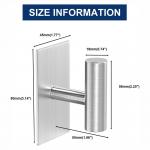 Stainless Steel Wall Towel Hooks Door Hooks for Kitchen and Bathroom