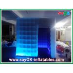 Kids Photo Booth One Door Inflatable Photobooth 210D Oxford Cloth With Led Lights Versatile for sale
