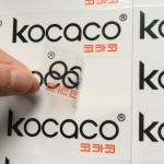 Custom Printed Clear Stickers Transparent Self Adhesive Labels Plastic Sticker Label Supplier