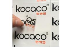 China Custom Printed Clear Stickers Transparent Self Adhesive Labels Plastic Sticker Label Supplier supplier