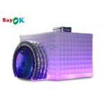 Inflatable Party Tent Oxford Cloth Inflatable Photo Booth / Camera Shaped Inflatable Cube Tent For Wedding for sale
