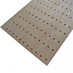 Wooden Soundproof Perforated Wood Wall Panels For Conference Room for sale
