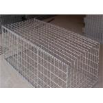 Galvanized Gabion Wall Fence 2 × 2 / 3 × 3 / 4 × 4 Mesh Opening for sale