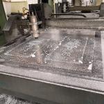 Convex Surface Aluminum Metal Ceiling Three Dimensional Sculpture Relief Plate Smooth Flat
