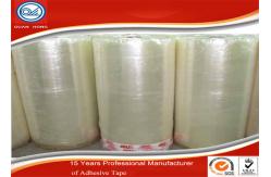 China Adhesive Shipping Packing Tape BOPP Jumbo Roll Single Sided Strong Glue supplier
