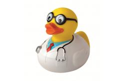 China 8cm Height Yellow Surgeon Custom Rubber Ducks OEM 40 Gram Eco Friendly PVC supplier