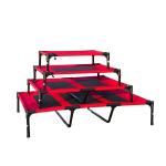 Red 1680D Elevated Dog Cot Bed 24in Heavy Duty Raised Dog Bed for sale