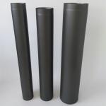 Straight Black Chimney Pipe Length 300mm - 1200mm Single Wall System for sale