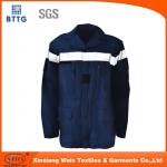 Navy Blue Fire Retardant Shirts Fr Light Weight Flame Resistant Welding Shirts for sale