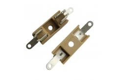 China Yellow 250V 5x20 PCB Mount Fuse Holder PTF Fuse Terminal Block supplier