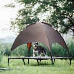 Dog March Bed Outdoor Sunshade Pet Tent Elevated Bed With Roof Massive Dog Bed Detachable Folding Trampoline In Summer for sale