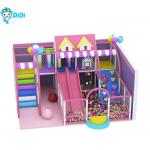 Pink Macaron Themed Kids Amusement Park For Kindergarten Playgrounds 3D Design for sale