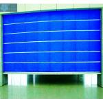 Blue 1.2mm Curtain 0.25KW Fireproof Garage Door for sale
