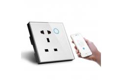 China 625W Smart Plug Socket AC 110-240V Glass Electrical Outlet Tuya supplier